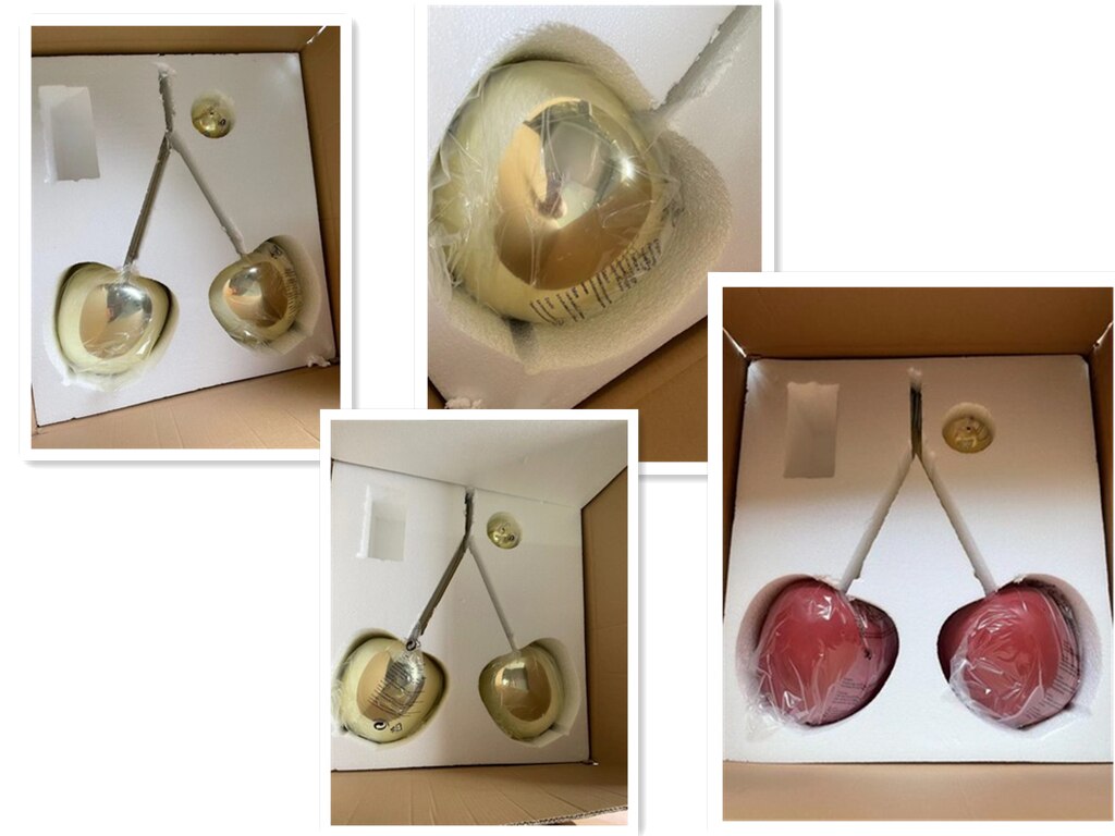 Red Cherry Lamp Ceiling Chandelier Light Deco Lamp