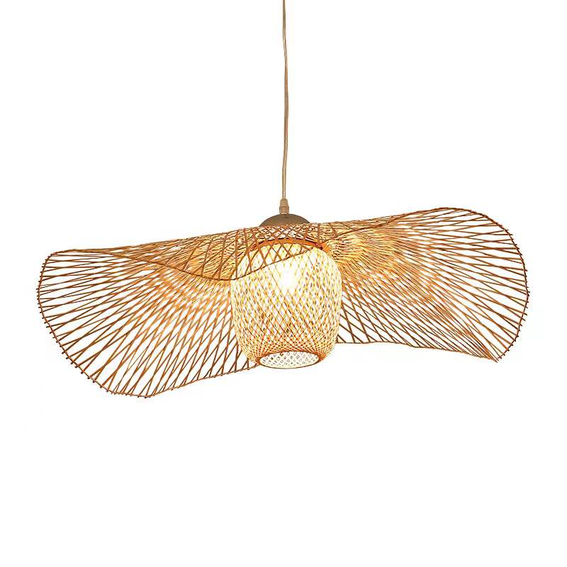 LED Bamboo Pendant Lamp Hanging Lamp