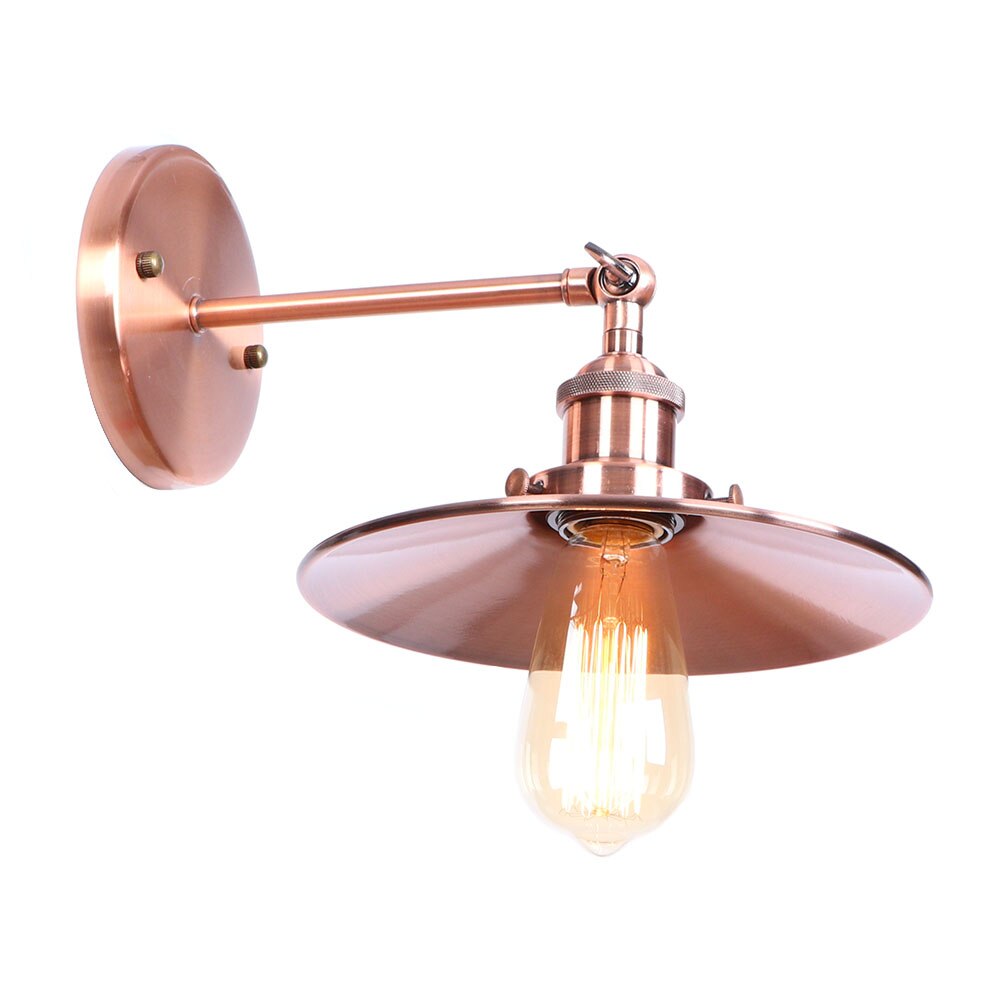 Industrial LED Silver Metal Wall Lamp Lighting