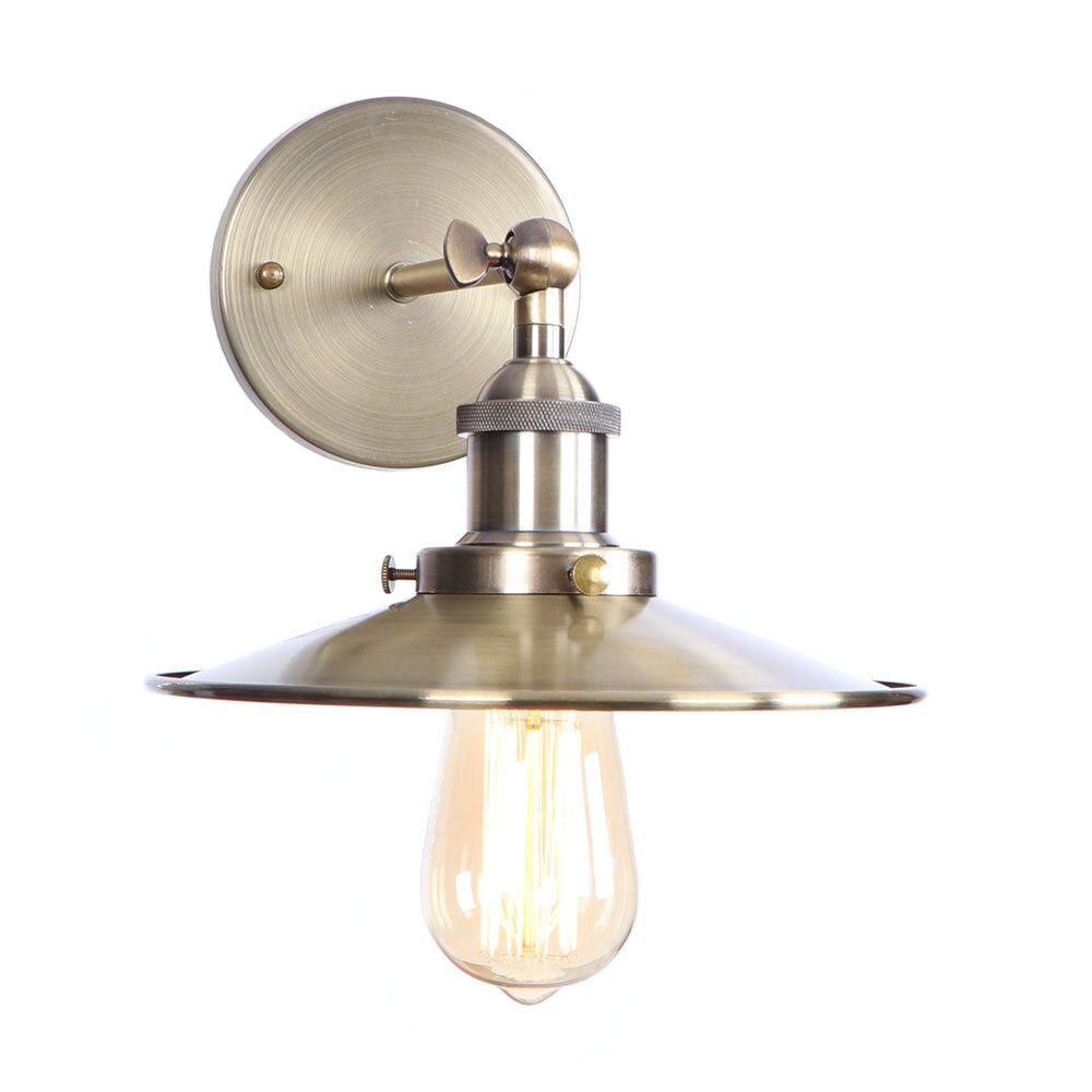 Industrial LED Silver Metal Wall Lamp Lighting
