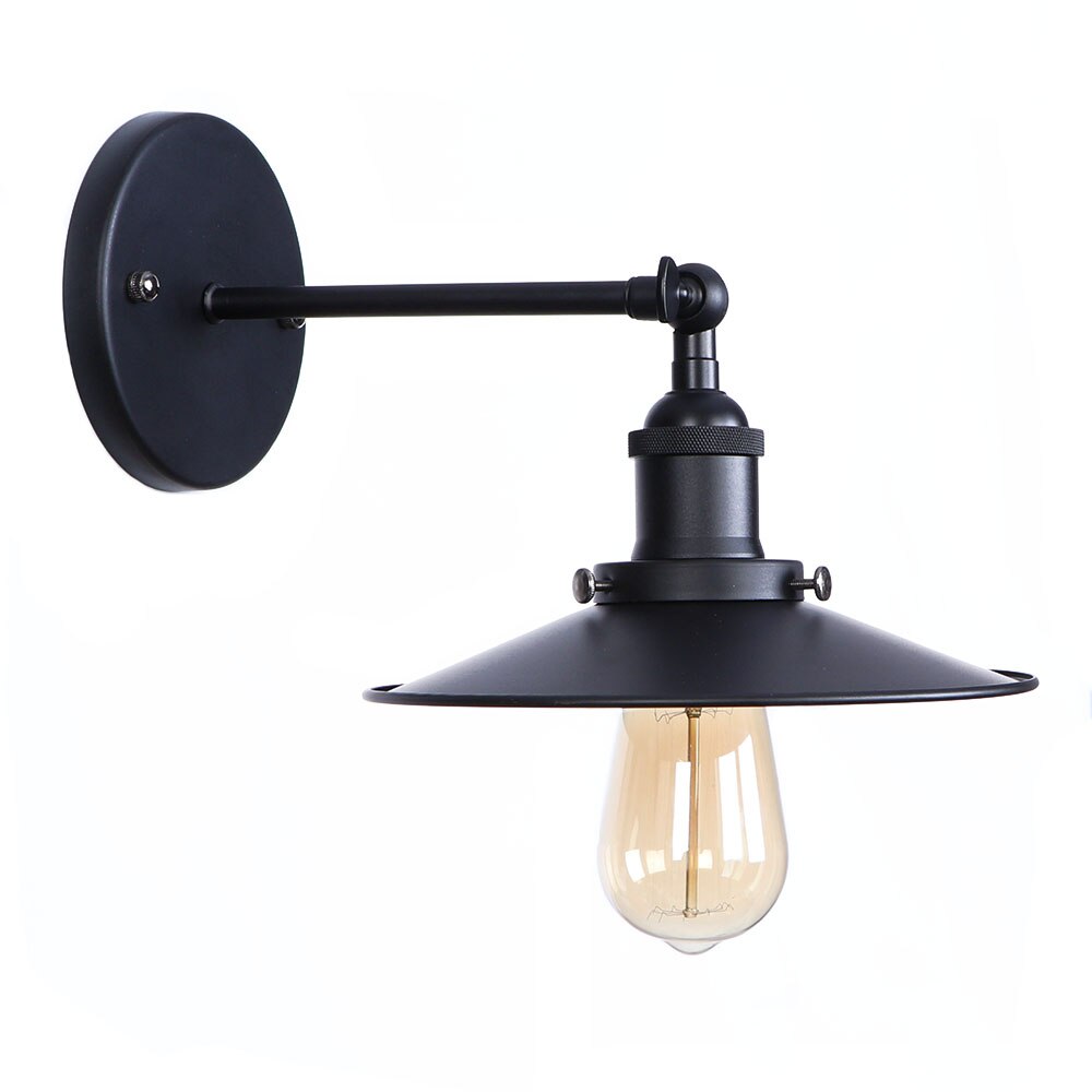Industrial LED Silver Metal Wall Lamp Lighting