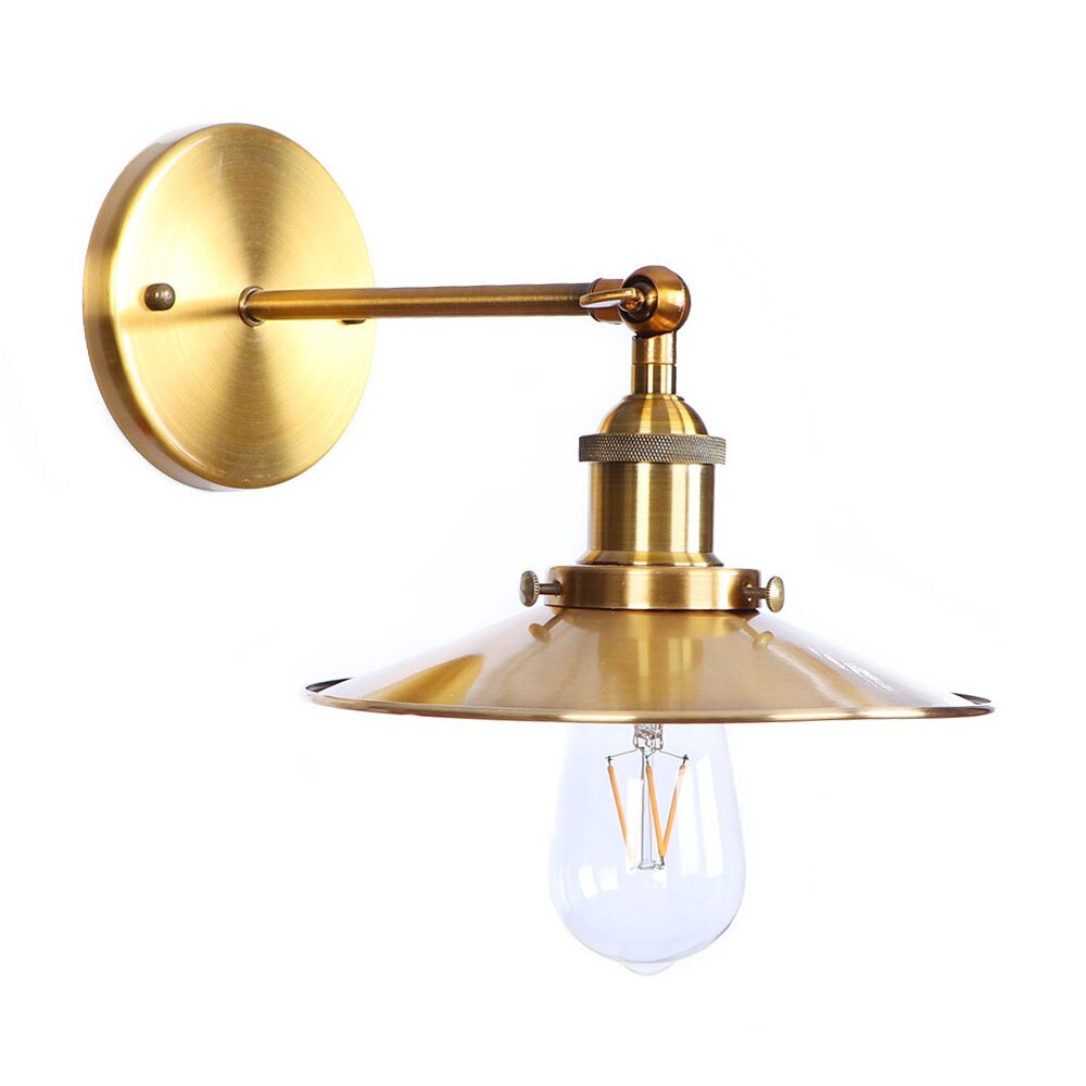 Industrial LED Silver Metal Wall Lamp Lighting